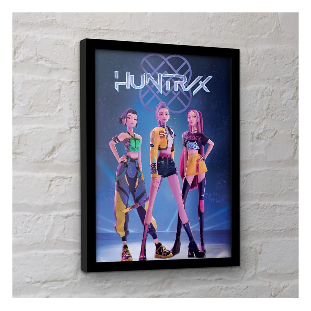 KPop Demon Hunters Framed Poster – Huntrix 30 x 40 cm 2