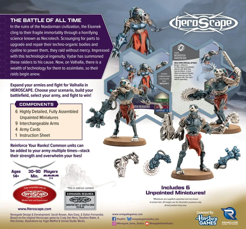 Heroscape Army Expansion – Upgraded Necrotech Reavers 2