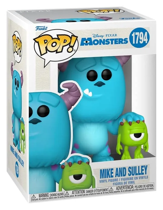 Monsters Inc Pop Vinyl Figure – Mike with Sully 9 cm 2