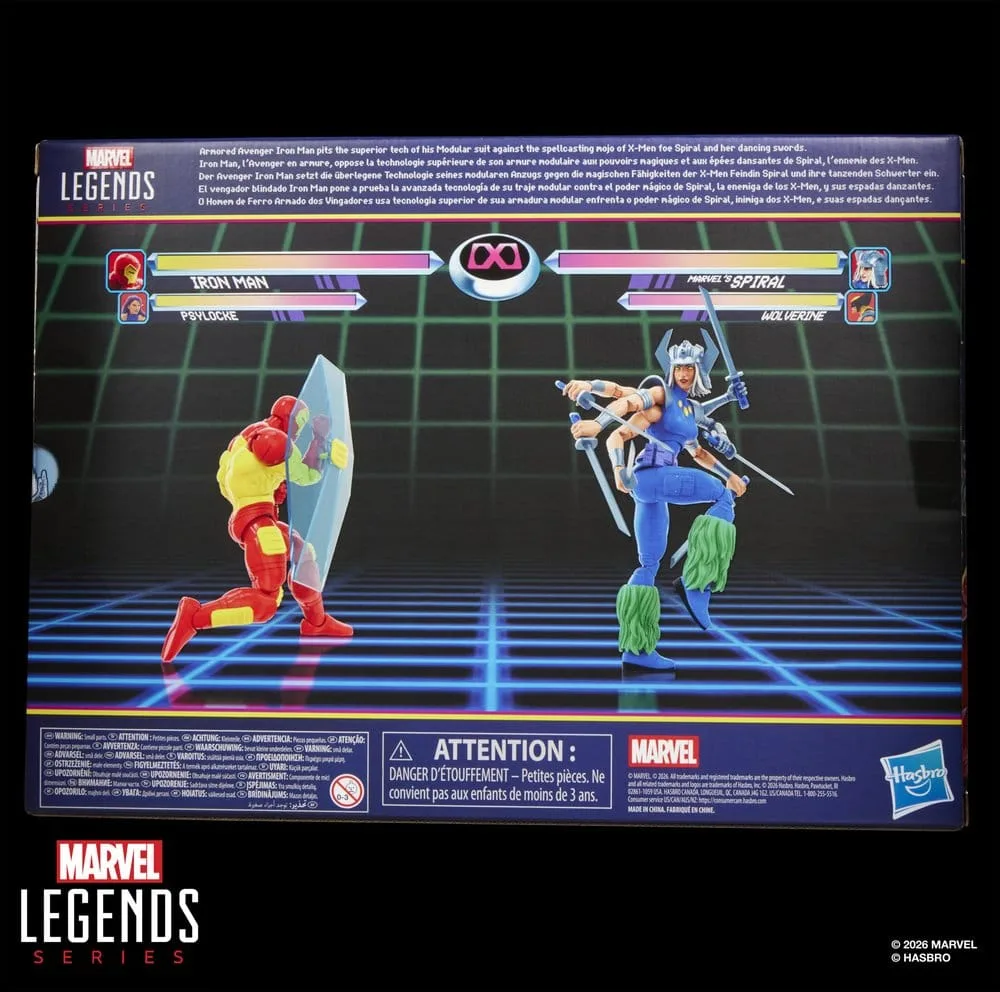 Marvel Legends Action Figures – Iron Man and Spiral 2-Pack 15 cm 3