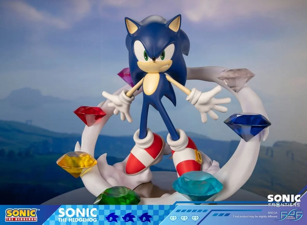 Sonic Frontiers Resin Statue – Seven Chaos Emeralds 42 cm 18