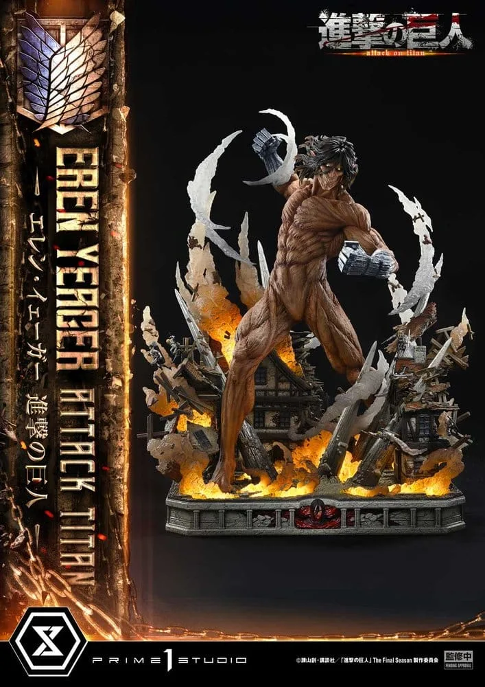 Attack on Titan Statue – Eren Yeager Attack Titan Bonus Version 81 cm 16