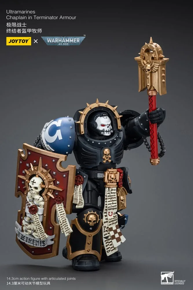 Warhammer 40k Action Figure – Ultramarines Chaplain 1/18 12 cm 6