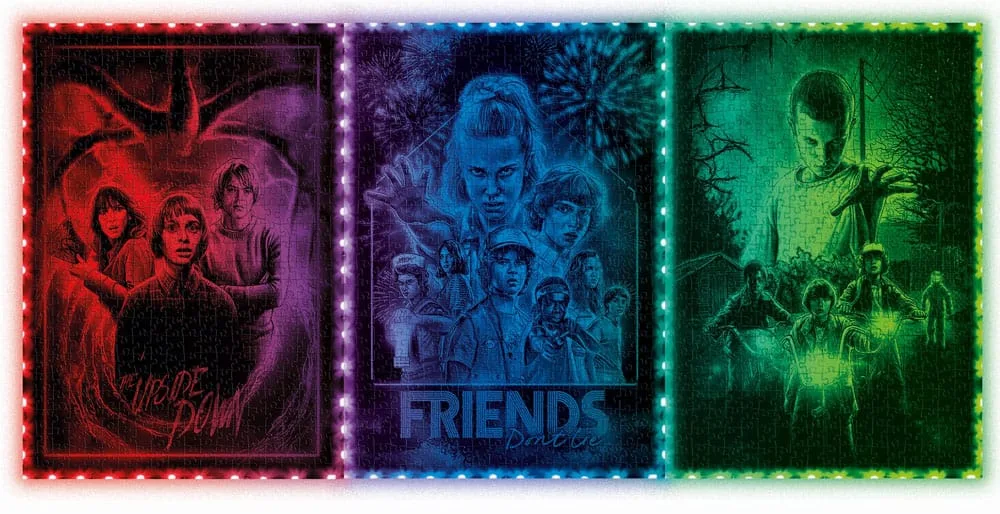 Stranger Things Jigsaw Puzzle – LED Light Effect 520 Pieces 5