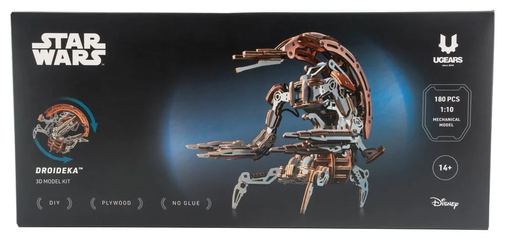 Star Wars Wooden Model Kit – Ugears Droideka 3
