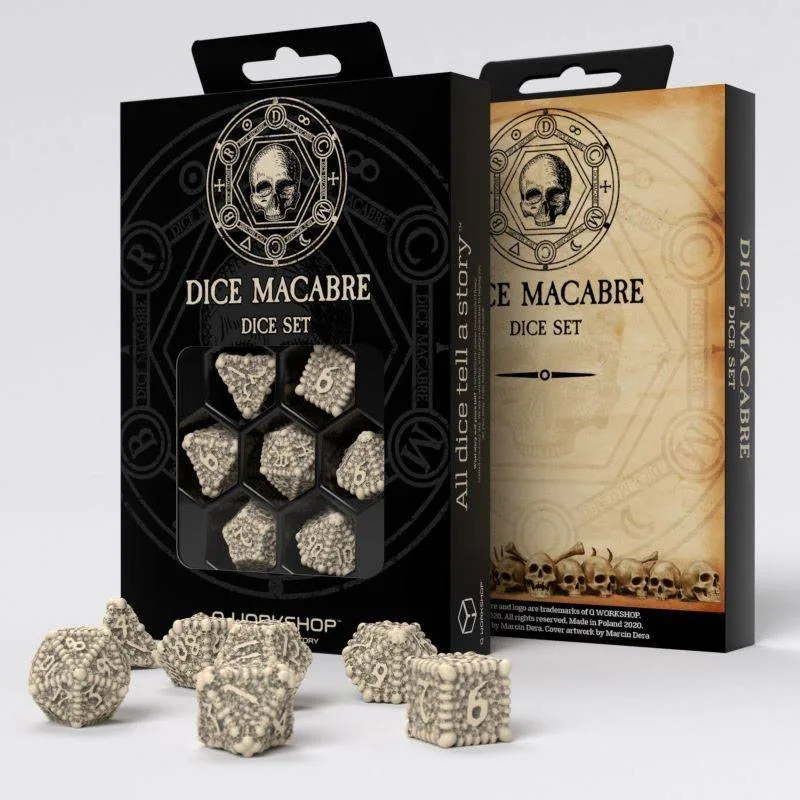 Dice Macabre Set – Power of the Underworld 7 Pieces 3