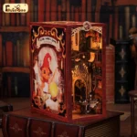 Flame Common Room Book Nook – CuteBee Wooden Puzzle 23 x 11 cm 9