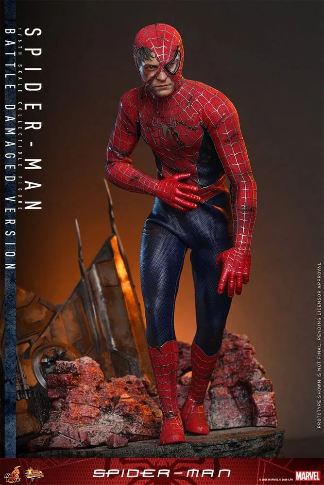Spider-Man Action Figure – Battle Damaged 1/6 Scale 30 cm 8