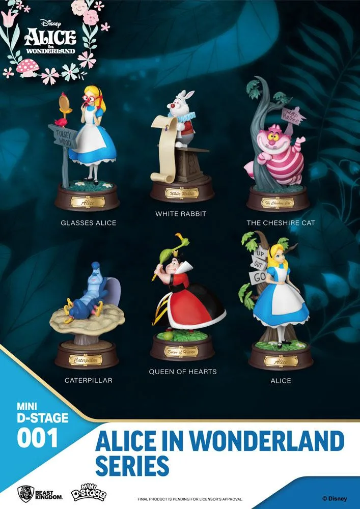 Alice in Wonderland Mini Dioramas – Mini D-Stage 6-Pack 10 cm