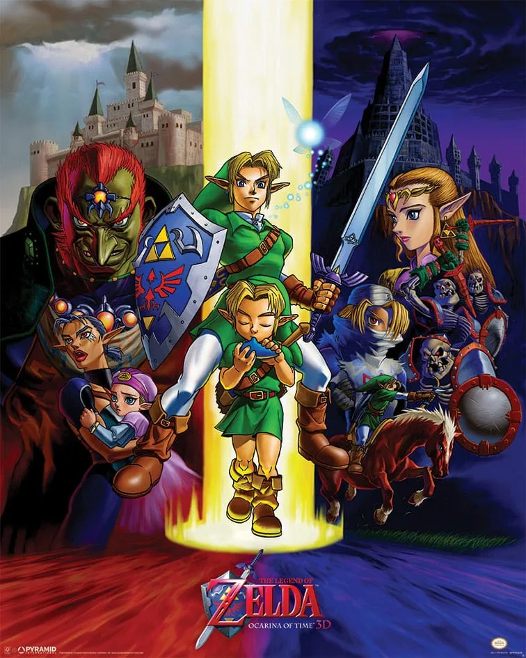 The Legend of Zelda Poster Pack – Ocarina of Time 40 x 50 cm
