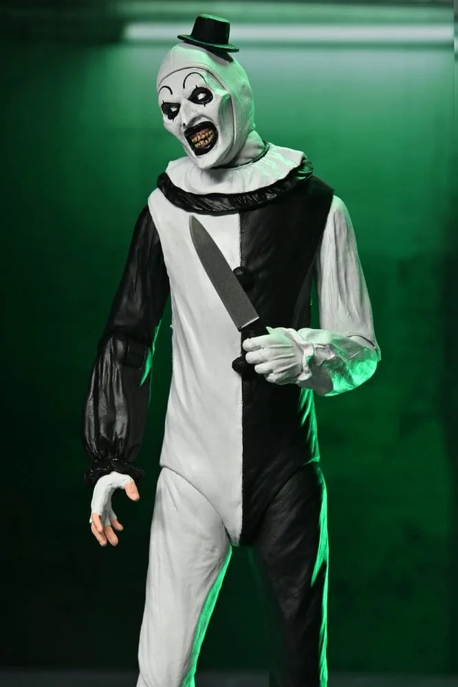 Terrifier 2 actiefigurenset – Art the Clown & Little Pale Girl 18 cm 18