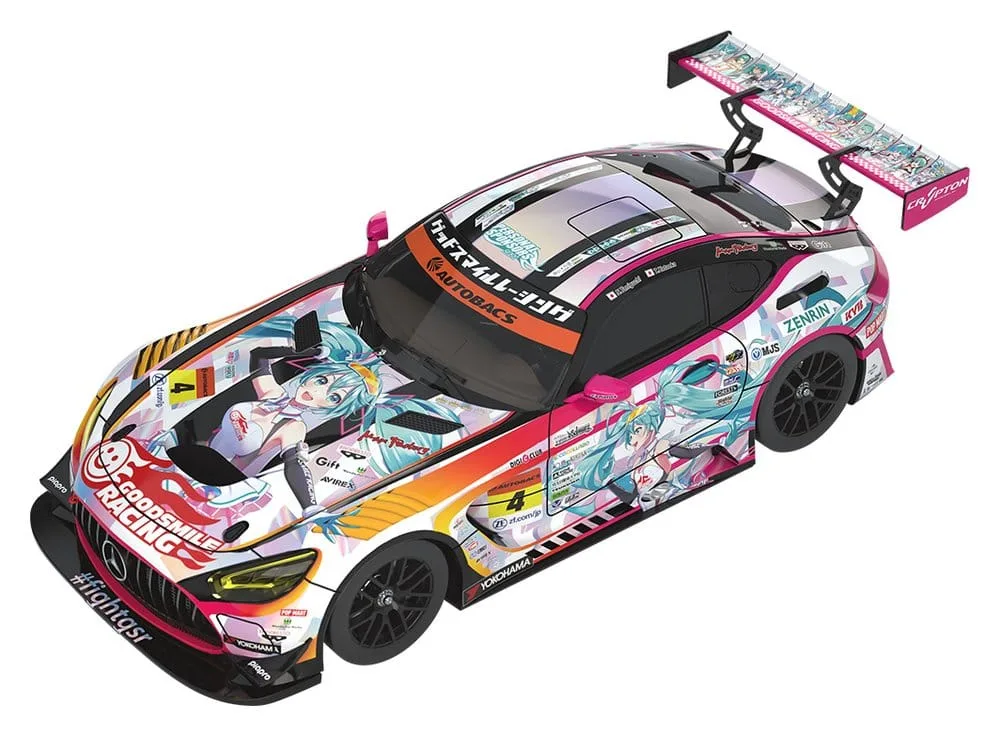 Hatsune Miku GT Project Model Car – AMG 100th Race 1/18 26 cm