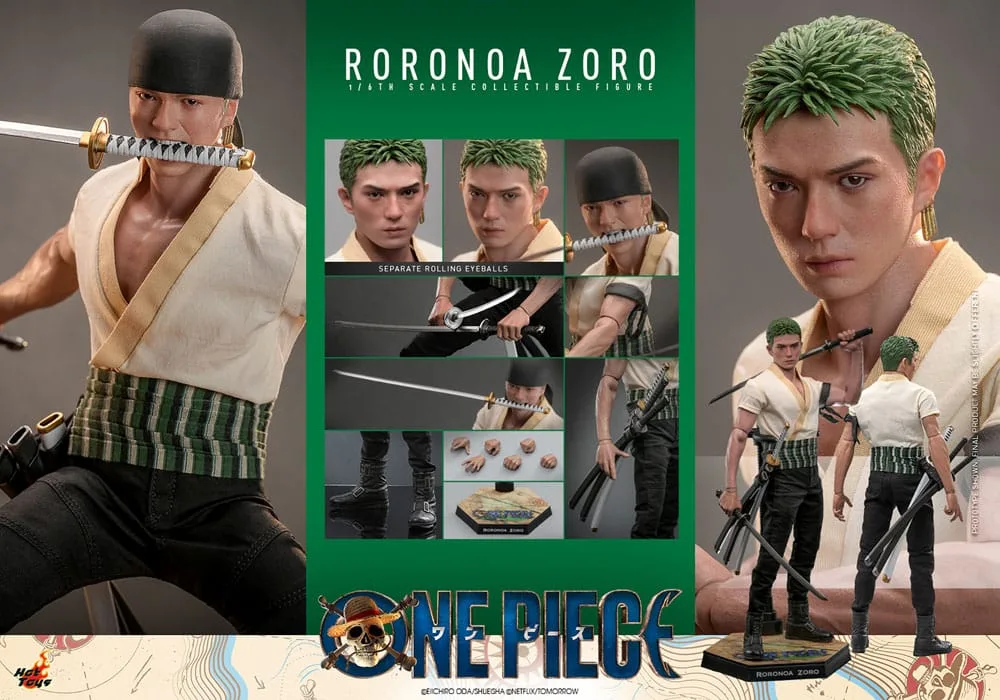 One Piece Netflix Action Figure – Roronoa Zoro 31 cm 18