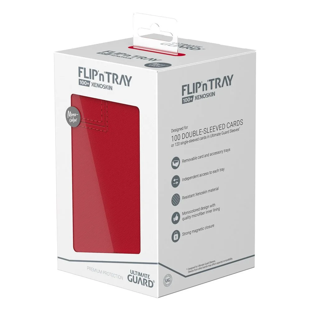 Ultimate Guard Deck Box – Flip’n’Tray 100+ Xenoskin Red 8