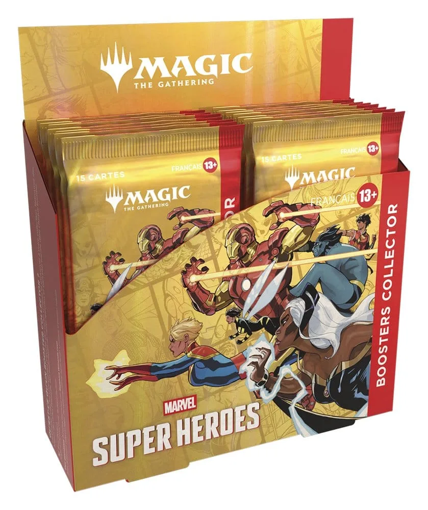 MTG Marvel Super Heroes Collector Booster Display – 12 Packs French 8