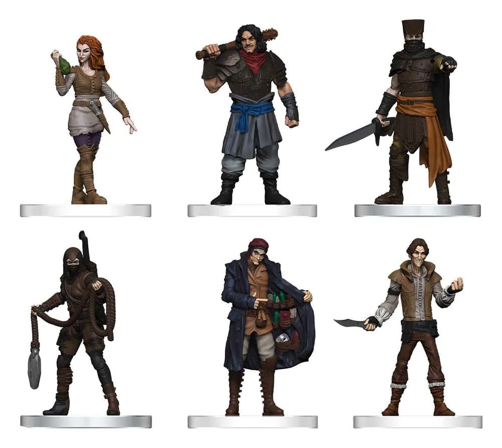 Pathfinder Battles Miniatures – Criminals Set of 6