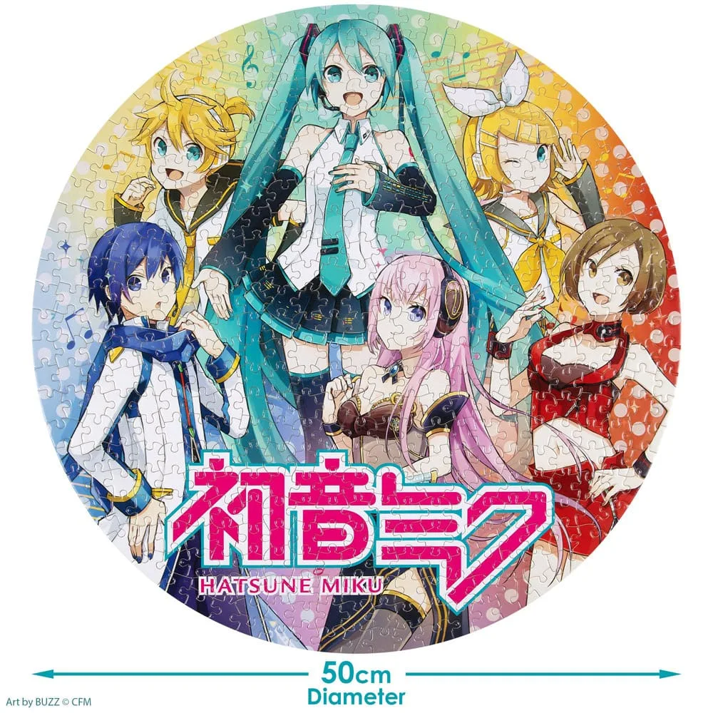 Hatsune Miku Jigsaw Puzzle – Round 500 Pieces 50 cm 3