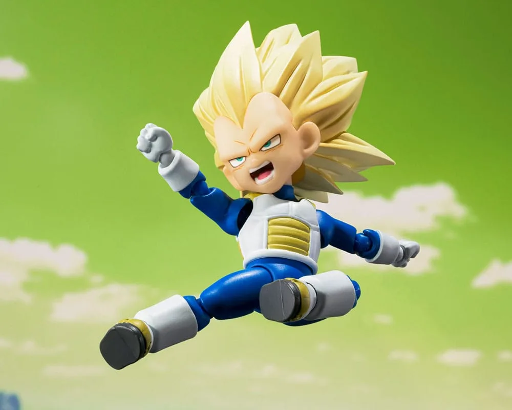 Dragon Ball Daima Action Figure – Super Saiyan 3 Vegeta Mini 8 cm 6