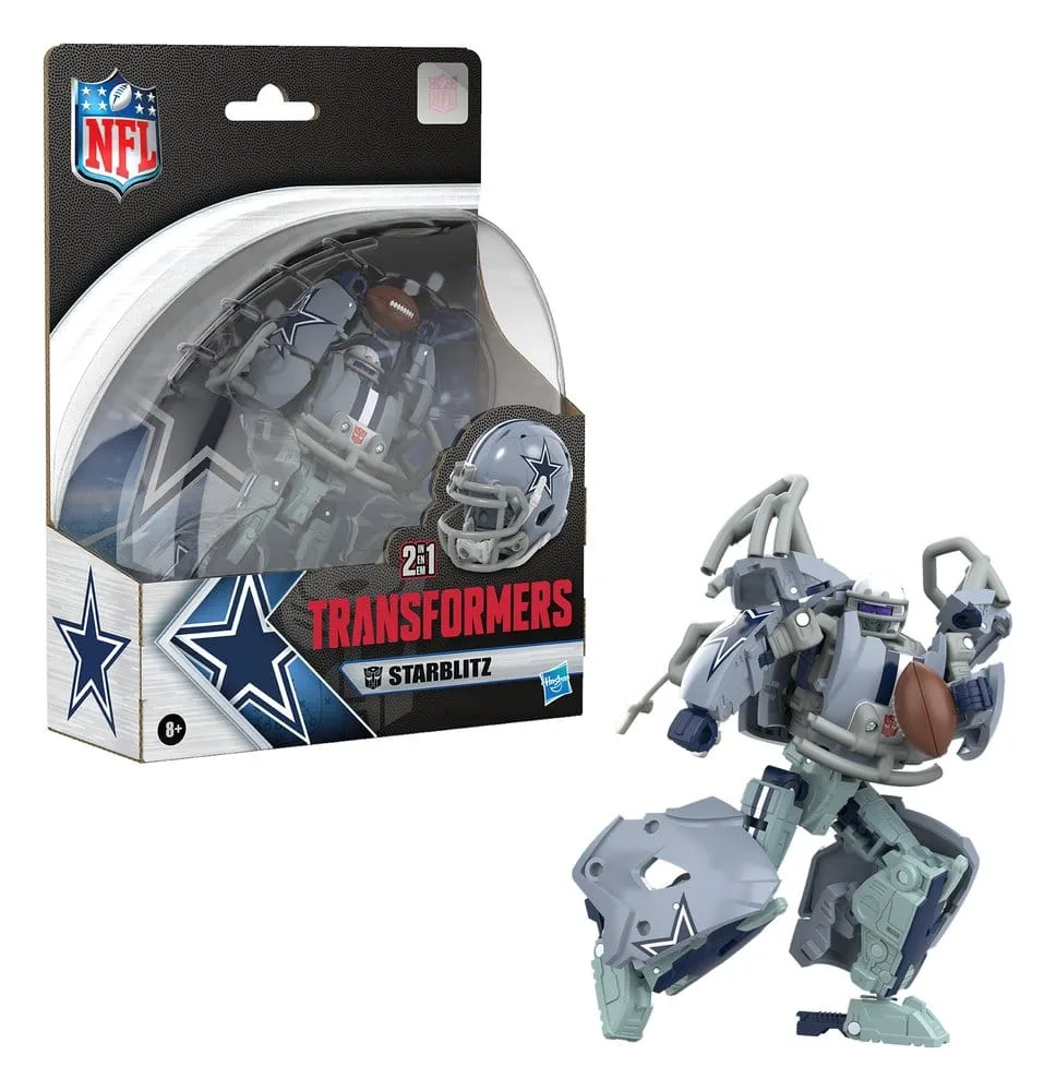 Transformers x NFL Action Figure – Dallas Cowboys Starblitz 14 cm 10