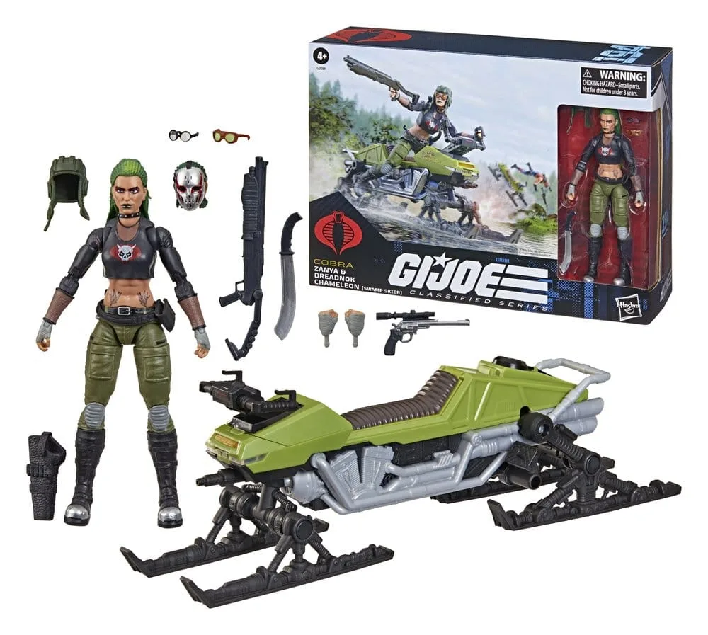 G.I. Joe Figure & Vehicle Set – Zanya & Dreadnok Chameleon 15 cm 3