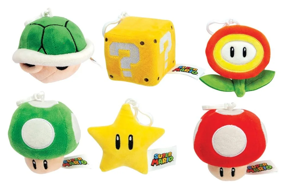 Super Mario Keychains – 12-Piece Character and Item Display 11