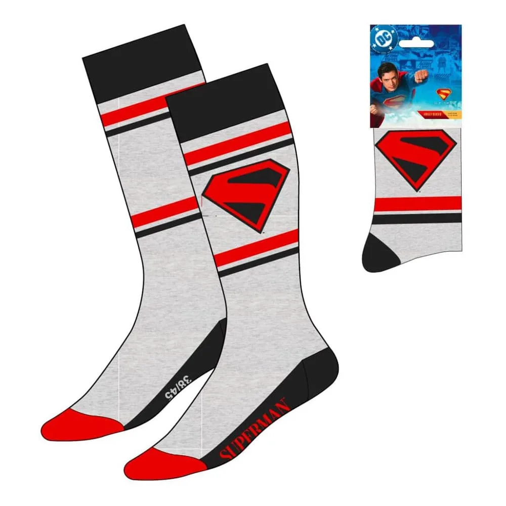 DC Comics Socks – Grey Superman Logo EU 38–45