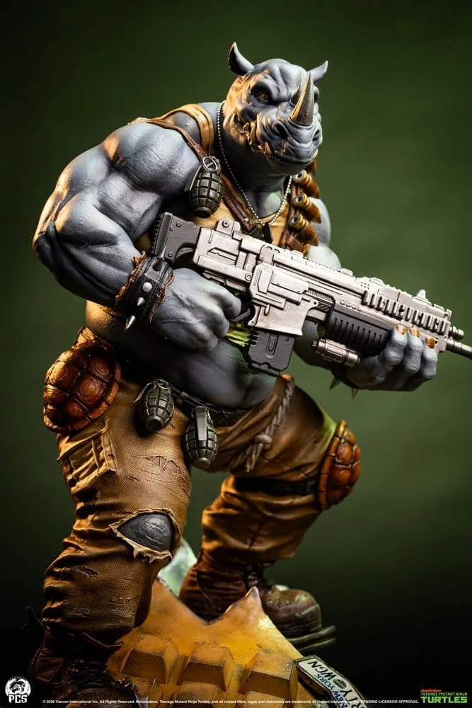 Teenage Mutant Ninja Turtles Statue – Legends Rocksteady 1/3 69 cm 4
