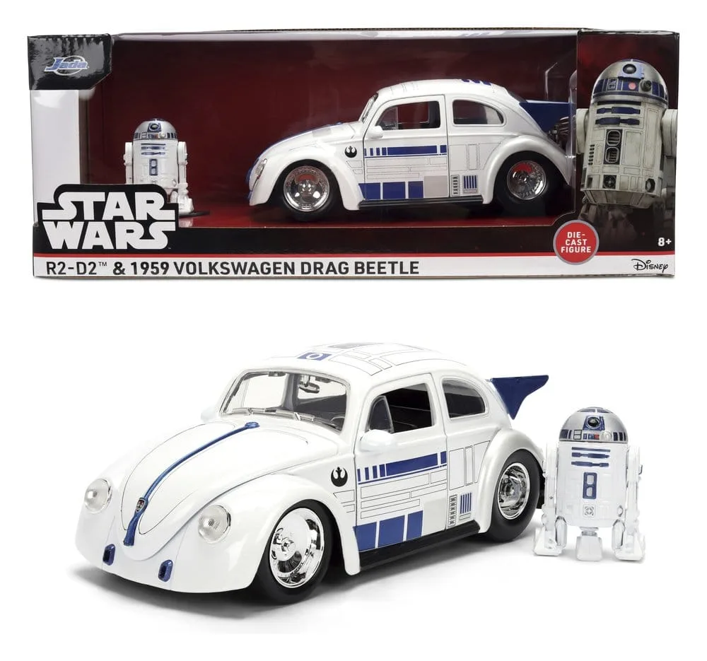 Star Wars Diecast Model – R2-D2 1959 VW Drag Beetle 1:24 2