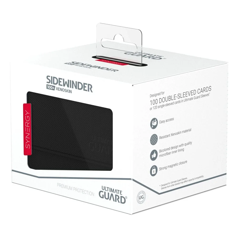 Ultimate Guard Deck Box – Sidewinder 100+ Xenoskin Synergy Black/Red 7