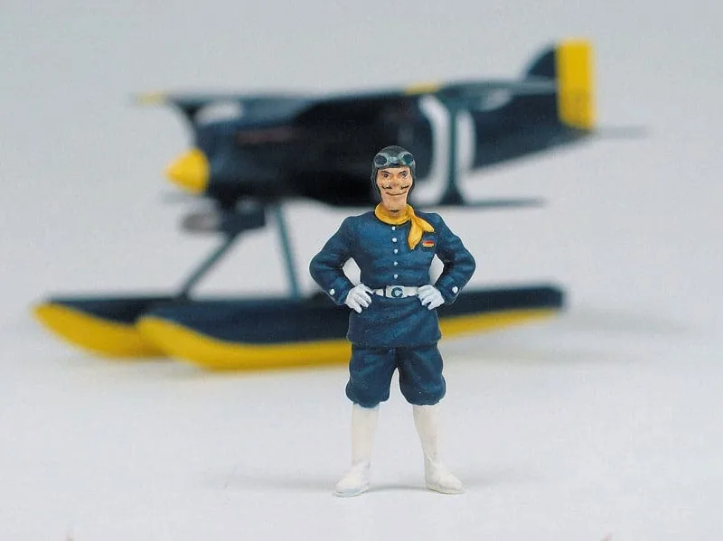 Porco Rosso Model Kit – Curtiss R3C-0 Seaplane and Curtis 1/48