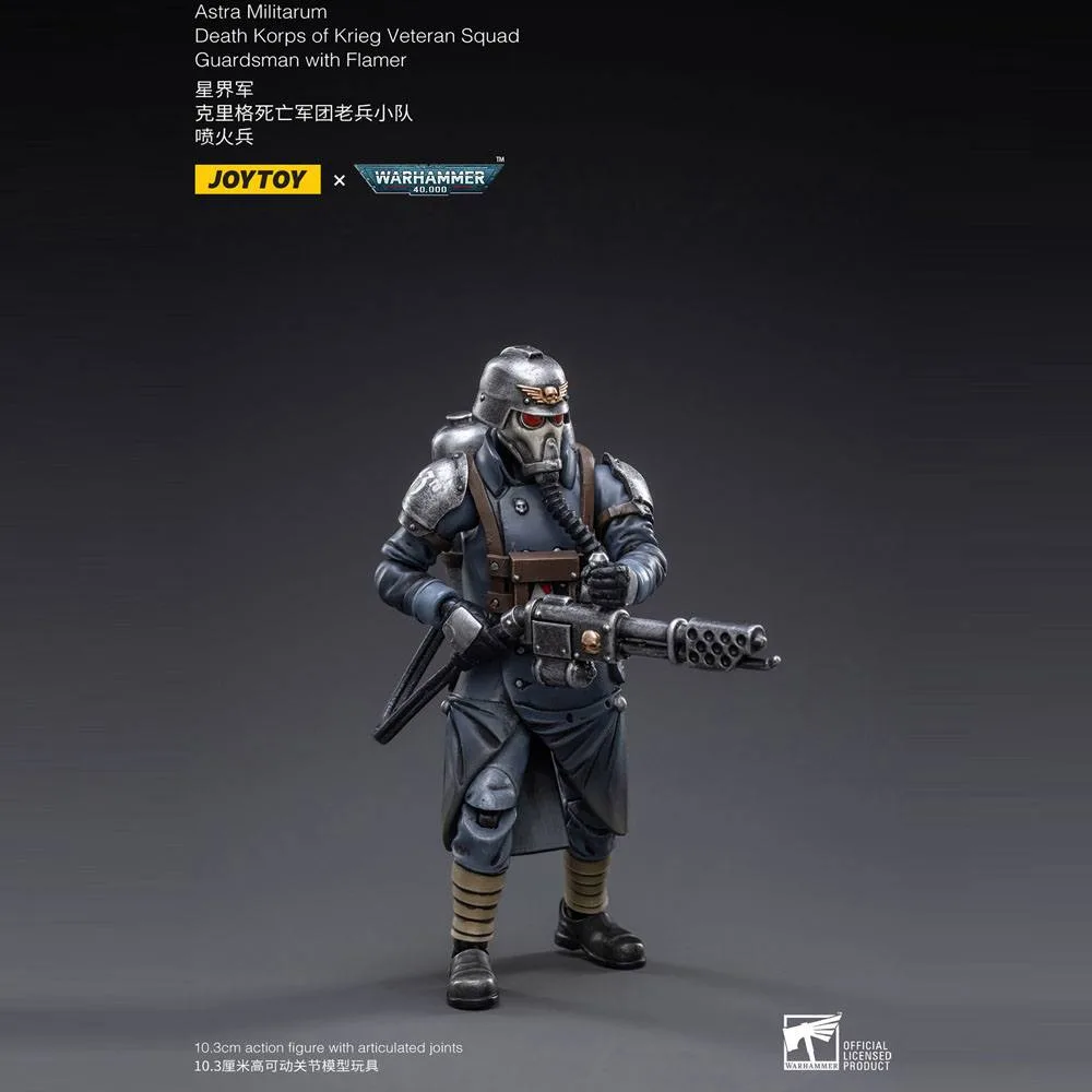 Warhammer 40K Action Figure – Krieg Guardsman with Flamer 10.3 cm 6
