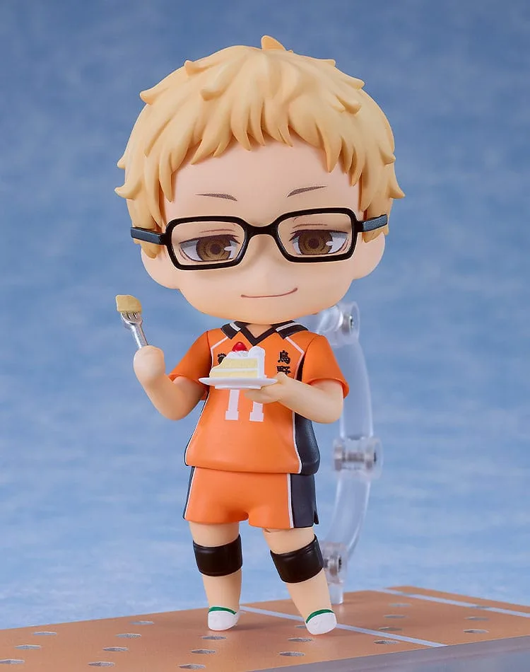 Haikyu Nendoroid Figure – Kei Tsukishima New Karasuno Version 10 cm 2