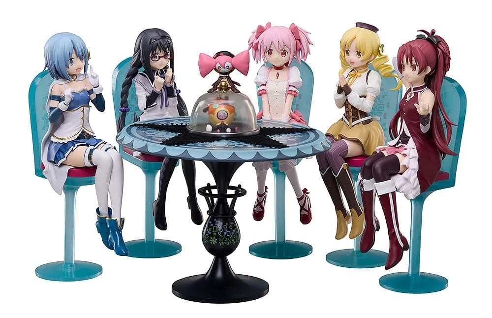 Puella Magi Madoka Magica Statue Set – Tea Party Cake Song 18 cm