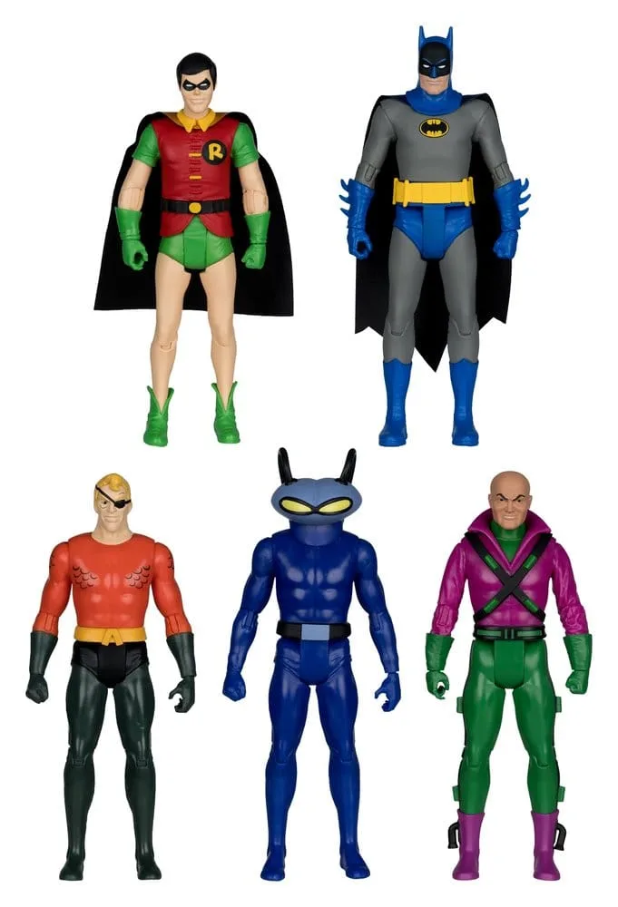 DC Super Friends Action Figures – Retro Wave 15 Set of 6 15 cm 1