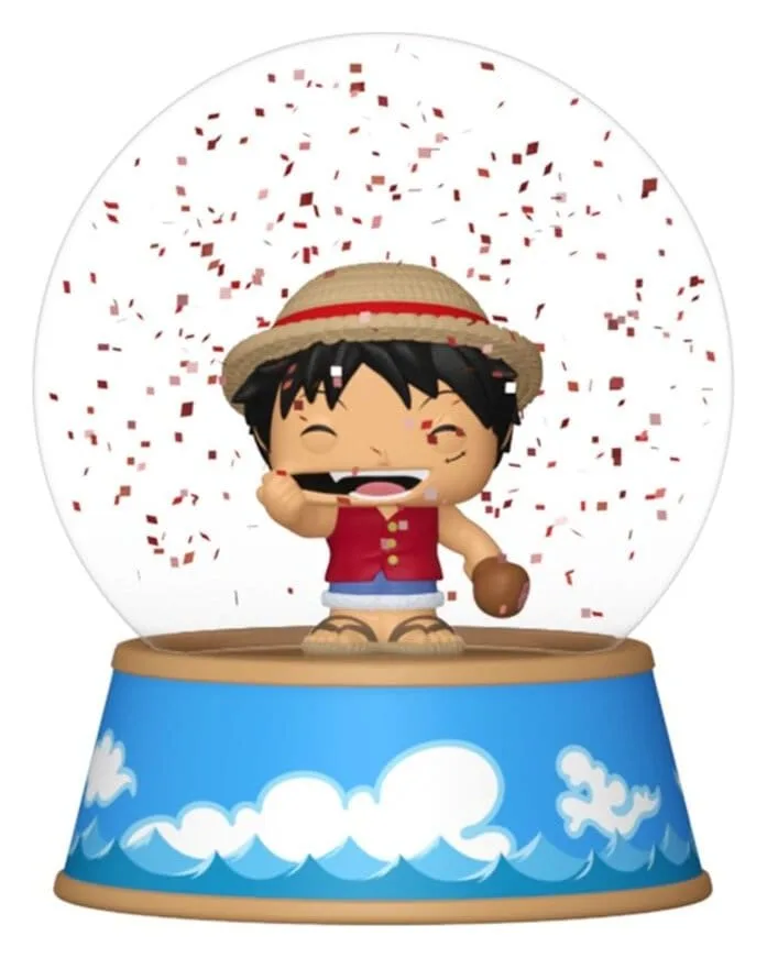 One Piece Mini Figures – Glitter Globes Display of 12 5 cm 5