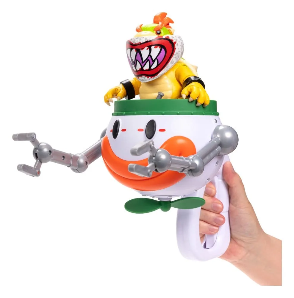 Super Mario Galaxy Movie Figure – Bowser Jr. with Clown Car 13 cm 11