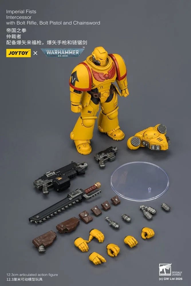 Warhammer 40K Action Figure – Imperial Fists Intercessor 12.3 cm 8