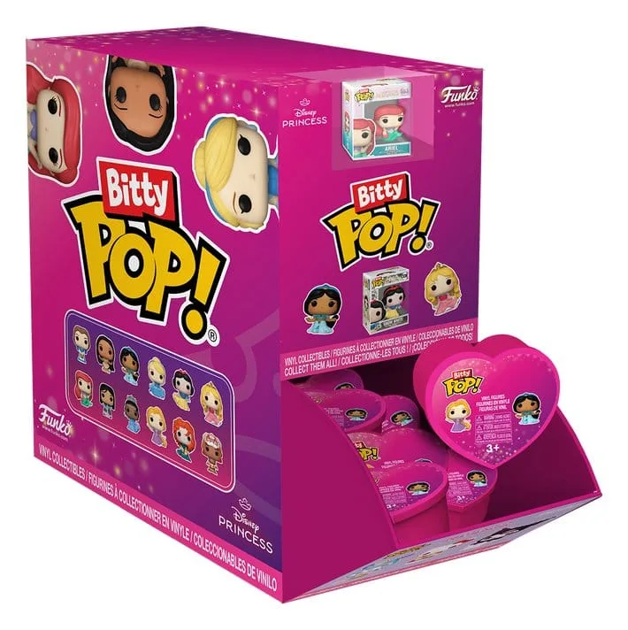 Disney Princess Vinyl Figures – Hearts PDQ Display of 24