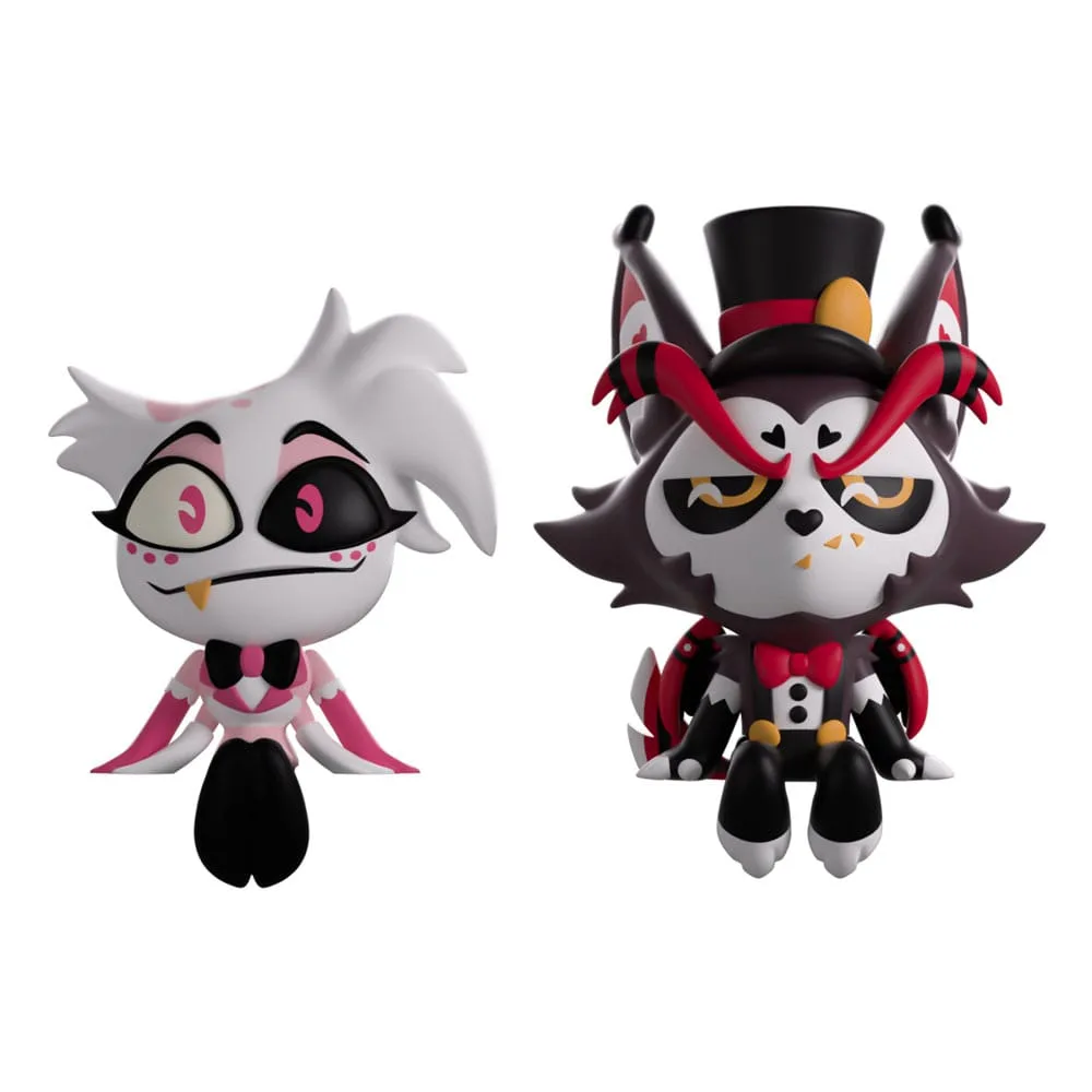 Hazbin Hotel Vinyl Figures – Angel Dust & Husk Monitor Buddiez