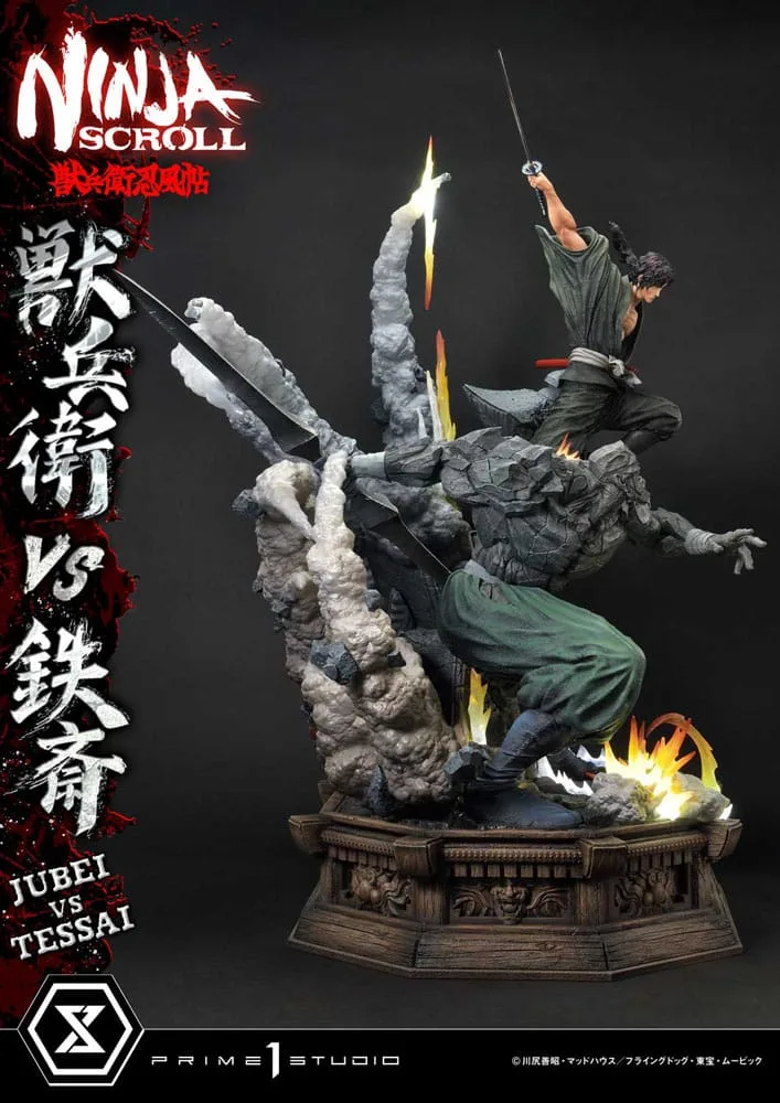 Ninja Scroll Statue – Jubei vs Tessai Deluxe 101 cm 12