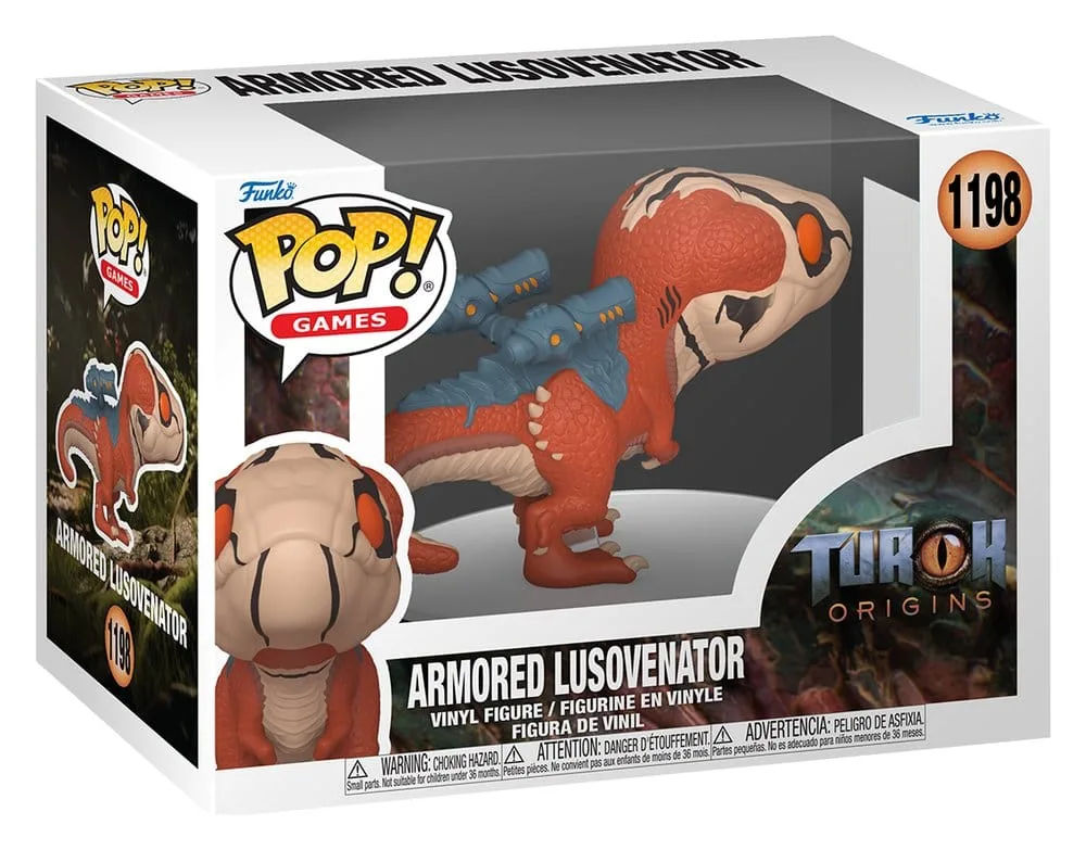 Turok Pop Games Figure – Armored Lusovenator 9 cm 2