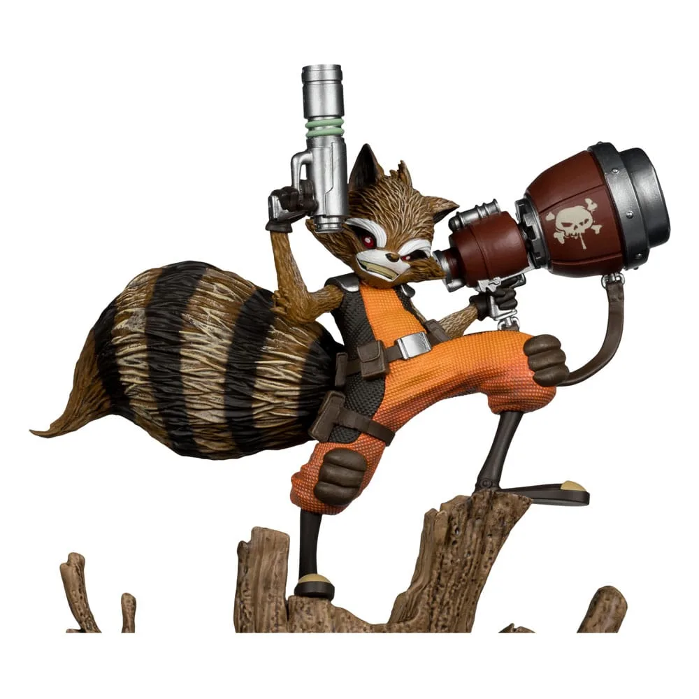 Marvel PVC Statue – Rocket Raccoon A Chasing Tale 1/6 Scale 18 cm 4