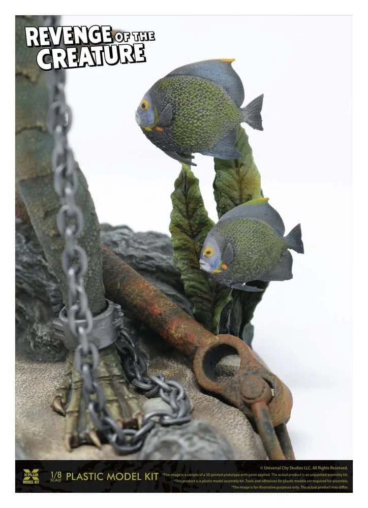 Revenge of the Creature Modellbausatz – Aquarium 1:8 28 cm 6