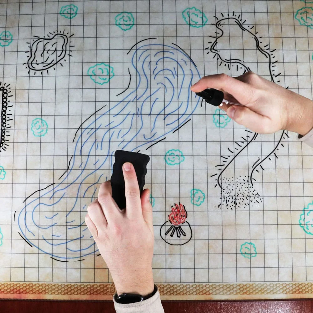 Enhance RPG Grid Mat Kit – Deluxe Edition 36 x 24 in 7