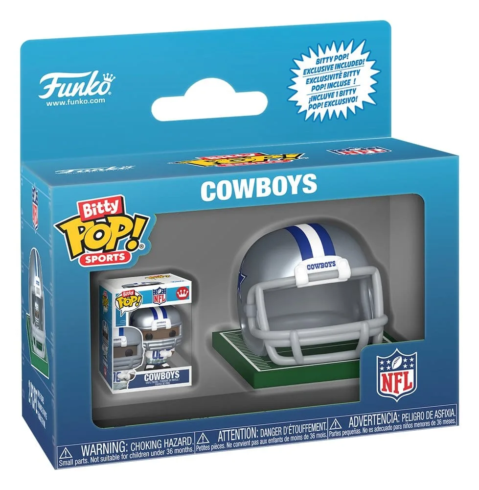 NFL Vinyl Figures – Bitty Pop Helmets NFC Series 1 12-Pack 2 cm 5