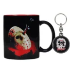 Friday the 13th mok en sleutelhanger – Jasons masker 320 ml 2