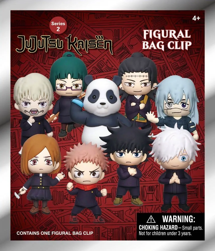 Jujutsu Kaisen Bag Clips – Series 2 Display of 24 3