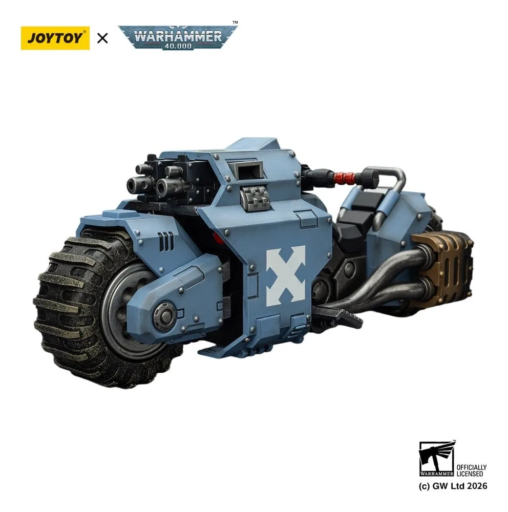 Warhammer 40,000 Kampfmotorrad – Space Wolves Raider Pattern 22 cm 9