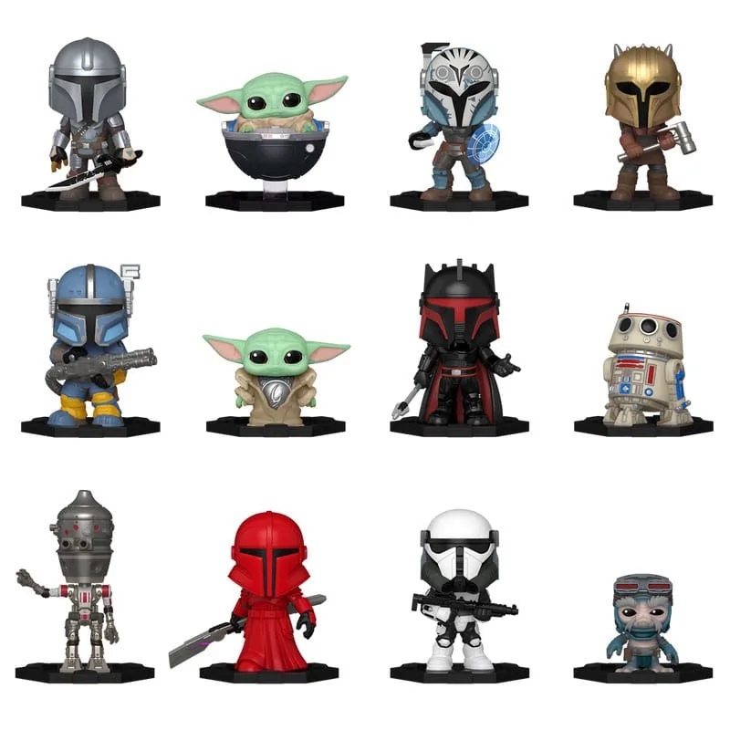 Star Wars Mini Figures – Mandalorian Mystery Mini Display of 12 5 cm 2