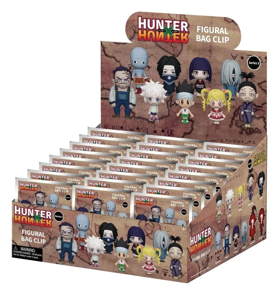 Hunter x Hunter Bag Clips – Series 3 24-Pack Display